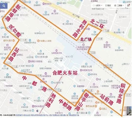 合肥火车站地区】