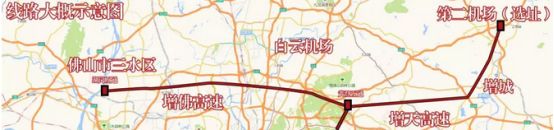 起点位于广州市黄埔区萝岗街道黄登村,设黄登互通与增天高速相接,路线