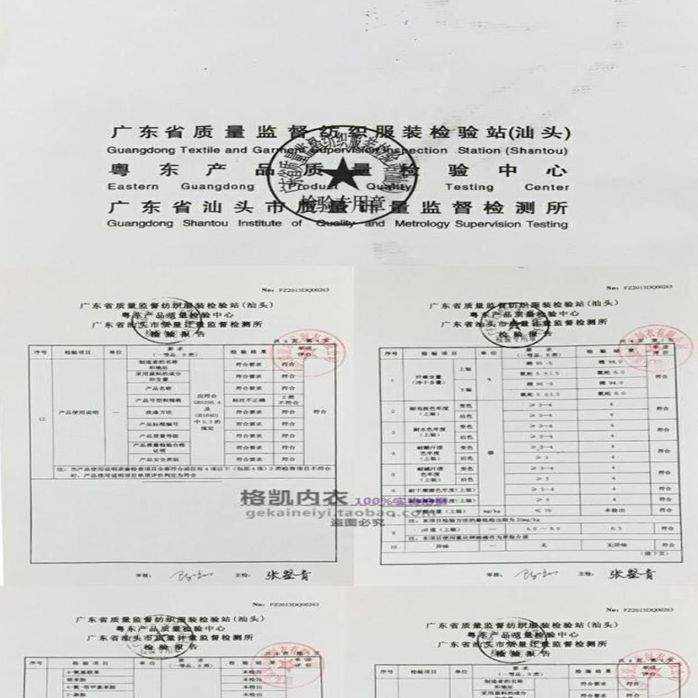 内衣检验报告_检验报告(2)