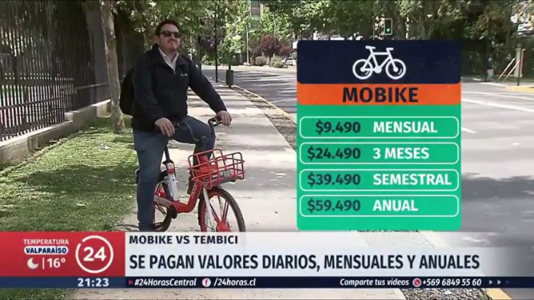 華人在智利有使用過共享單車嗎？智利共享單車在首都大街上隨處可見 科技 第4張