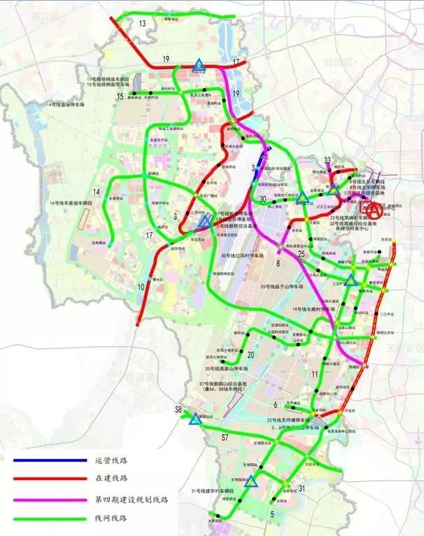 双流已规划17条地铁,2020年将通车7条