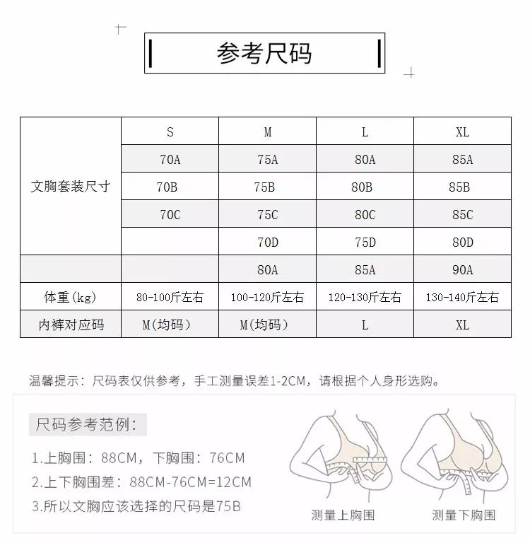 日本内衣尺码_日本内衣尺码对照中国(2)