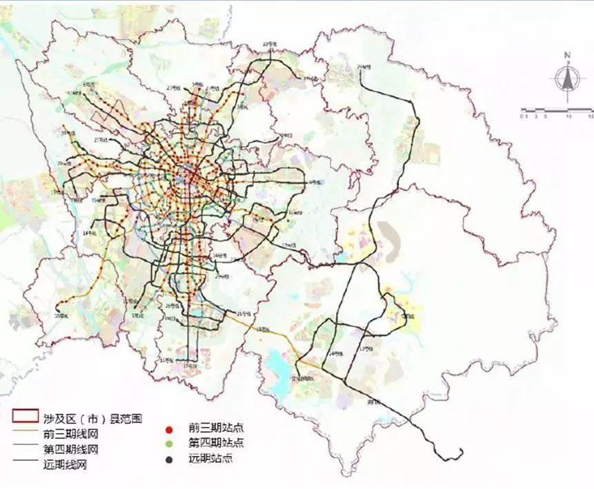 双流已规划17条地铁2020年将通车7条