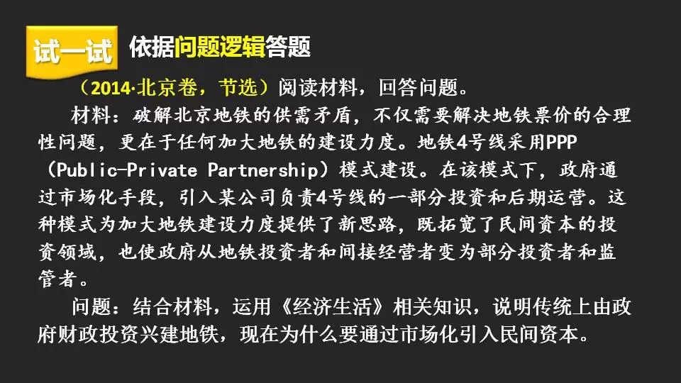 高中政治主觀題答題邏輯與規範，名師告訴你這樣答！ 生活 第30張