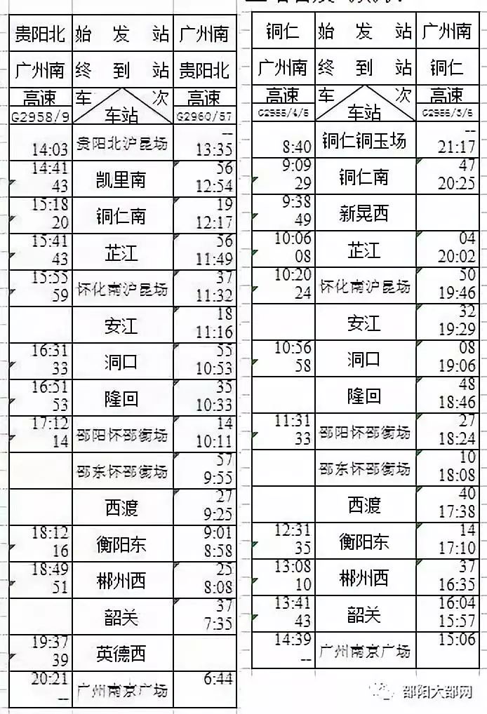 怀邵衡列车时刻表来了,票价会是多少?