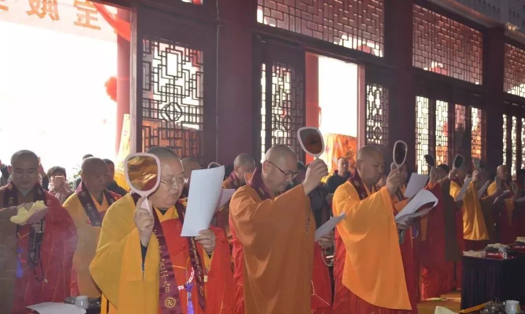 曲周龙堂禅寺圆通殿千手观音开光法会圆满