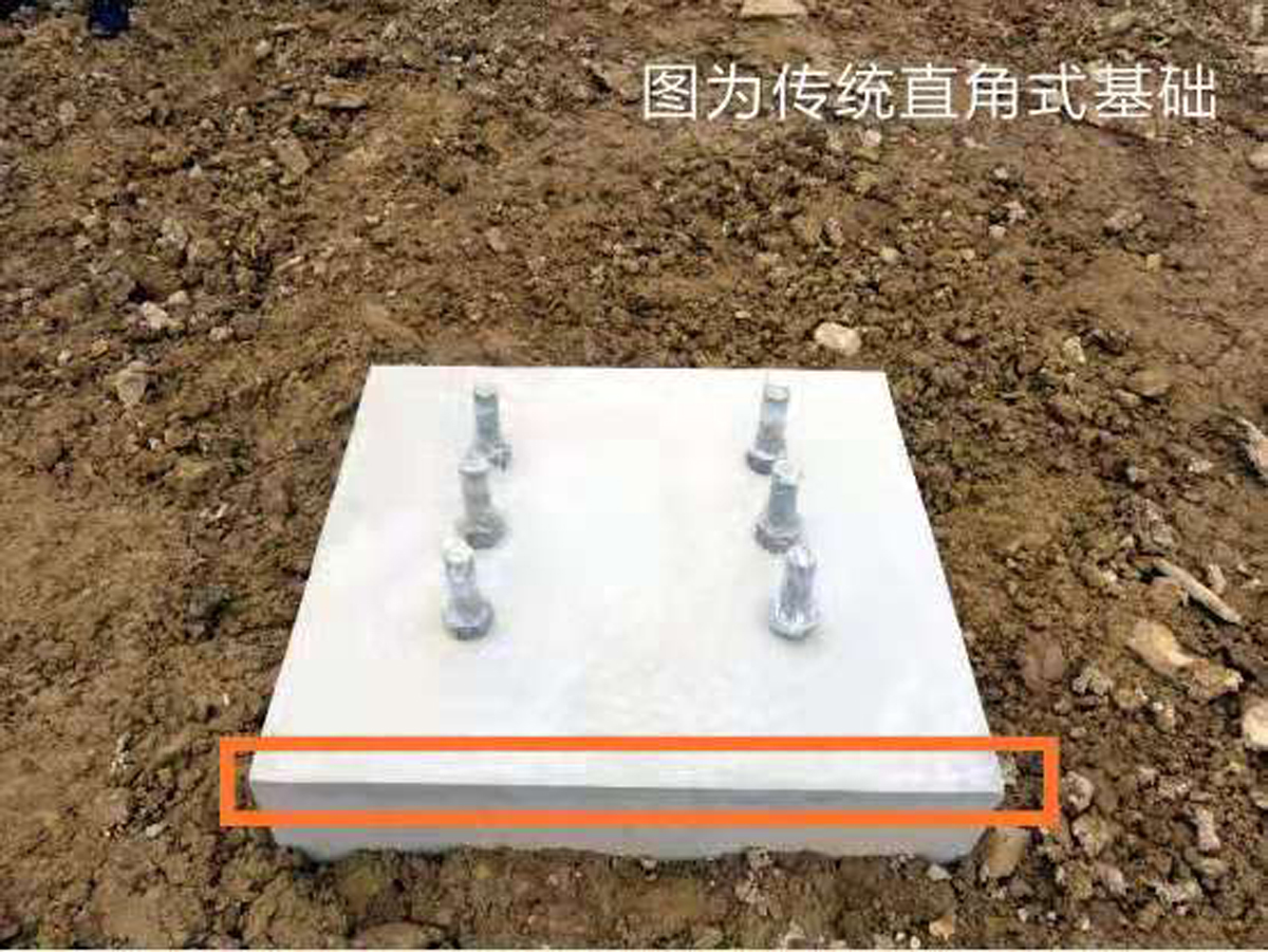 京张高铁四电工程首批新工艺倒角基础浇筑试验完成