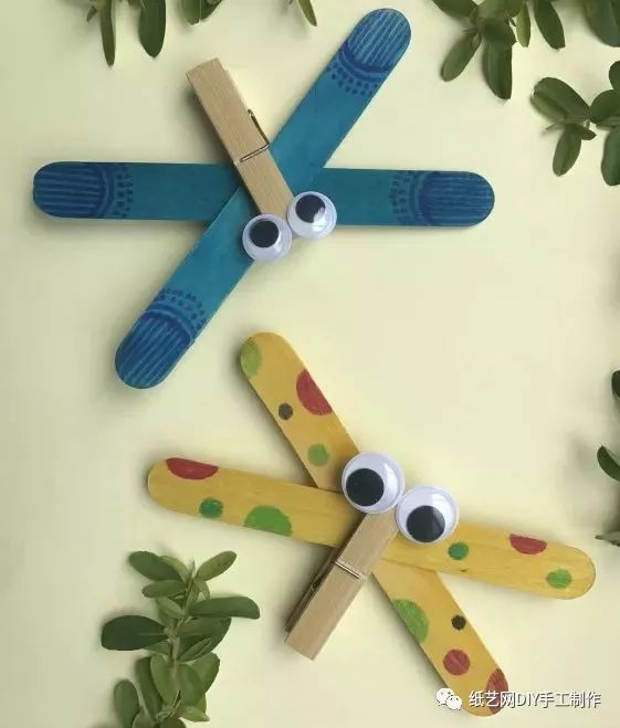 蜻蜓的 4 种简易手工,带上孩子一起来玩吧!超简单(附教程)