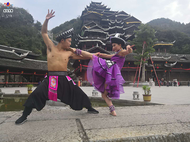 中国舞蹈家夏冰双人舞