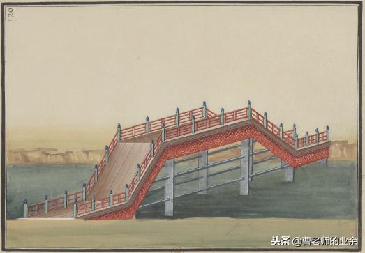 中国是"桥的国度,古建筑里的桥非常具有民族风格(彩绘图)_绘画