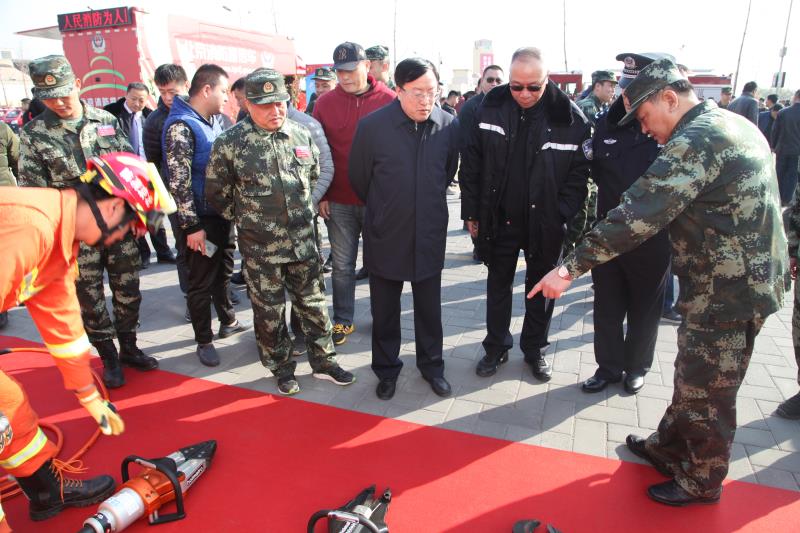 昌平区隆重举行第二十八届119消防宣传月活动启动仪式