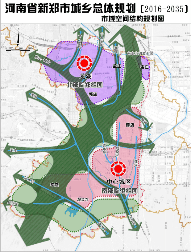 郑州新郑市整体规划看龙湖镇融城速度加快
