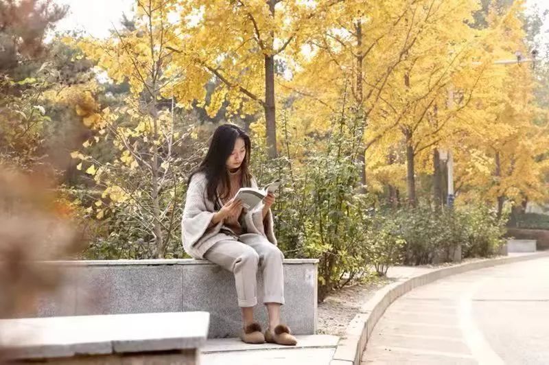 工大小美好送给你一抹北工大学子清晨读书的风景