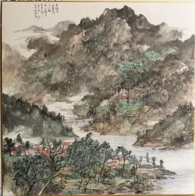 改革开放40周年广元画家走进青川用画笔描绘大美青川