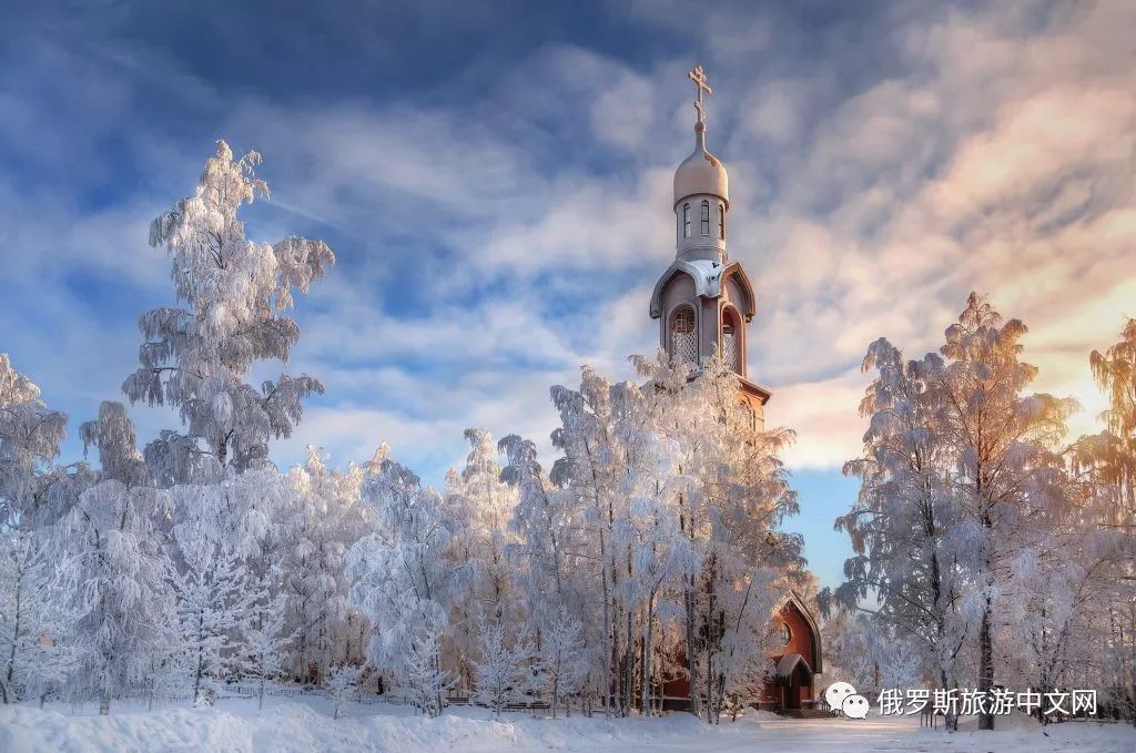 俄罗斯绝美"教堂雪景"先睹为快!