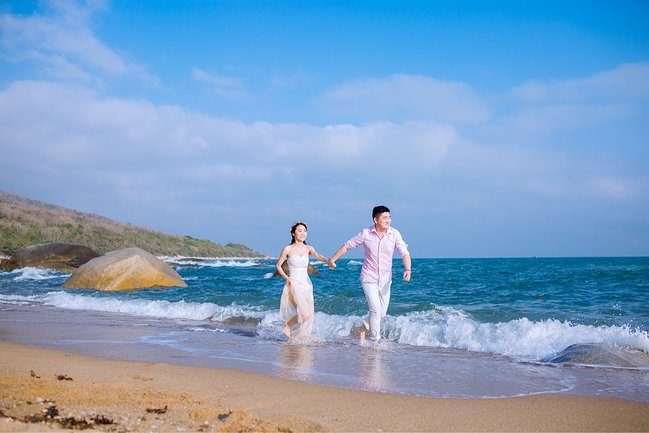 海南三亚婚纱_海南三亚婚纱照