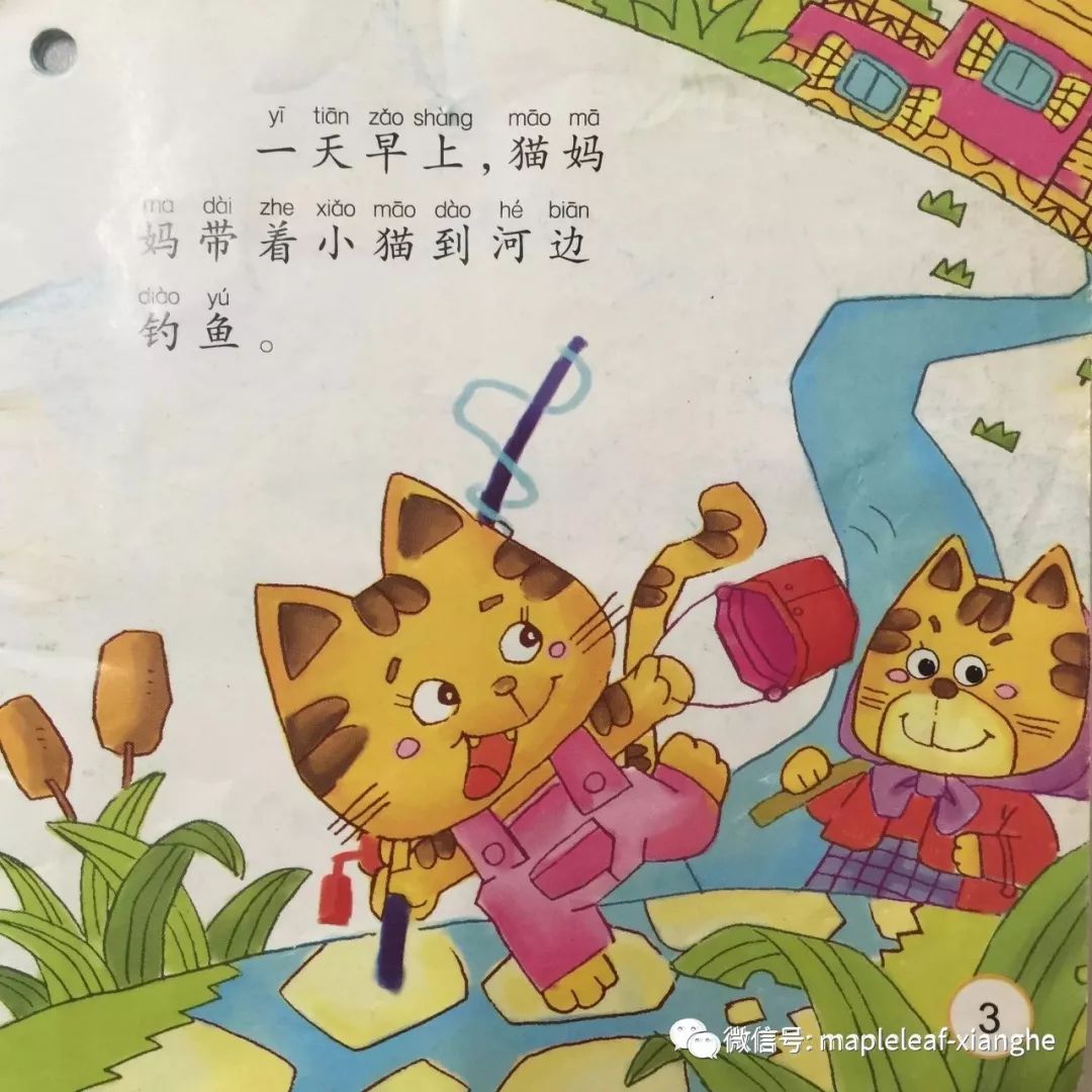 枫叶祥和---绘本时间 | 第二十期《小猫钓鱼》