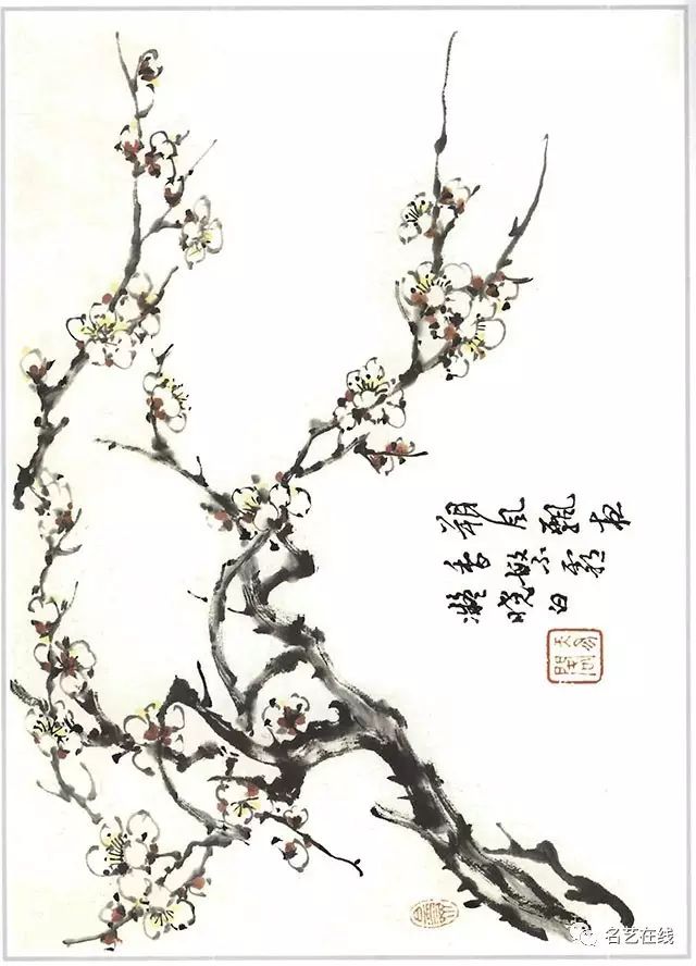 芥子园画谱——《梅谱》,画梅必读