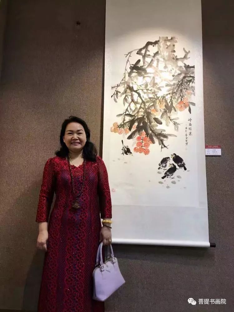 深圳女画家方雪琴国画花鸟作品推介一