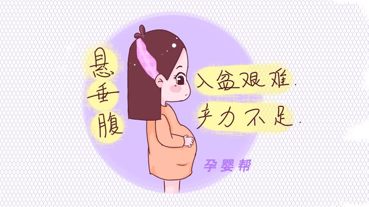 妞妞宝妈:我家的宝宝现在已经一岁多了,我在怀孕时就是悬垂腹,本来我