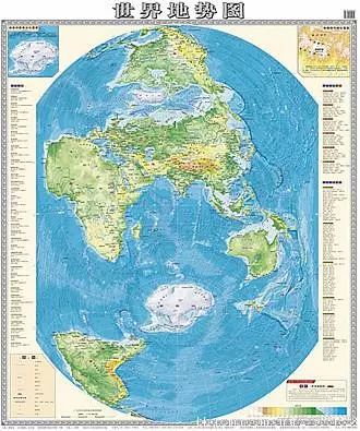【地理思维】"世界观" 被一张地图刷新:美国在中国的北方!图片
