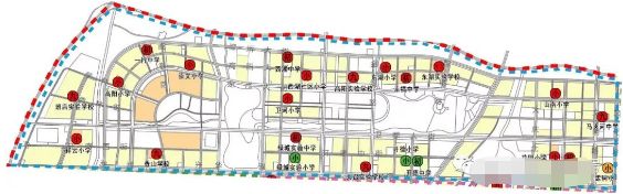 濮阳城乡一体化示范区 中心片区 中小学校(2018-3035) 规划都在这里
