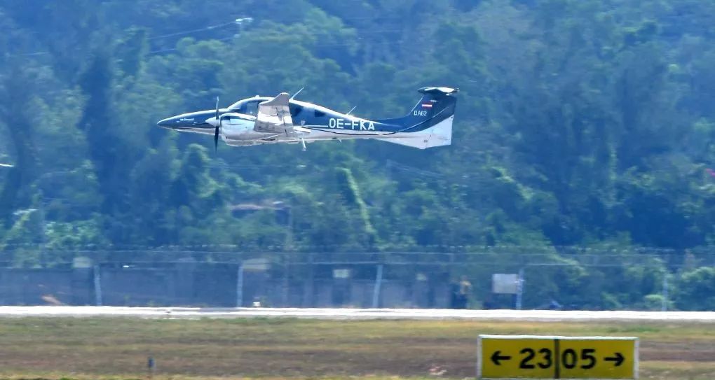 钻石da62七座飞机中国首飞万丰航空布局短途运输市场