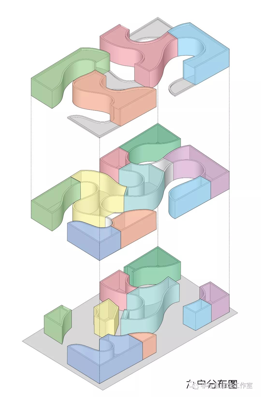 如何用一个方案搞定两个建筑_空间