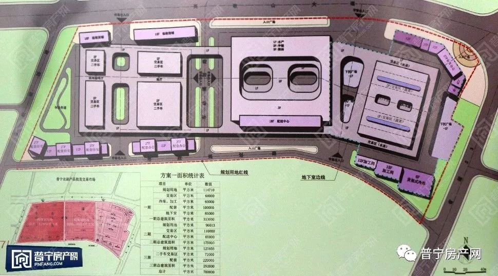 普宁市潮汕江南果蔬物流配送中心效果图