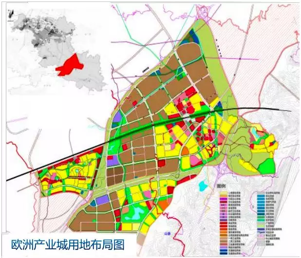 成都青白江一带一路国际合作产业园:欧洲产业城(附交通规划图)