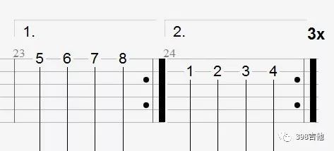 398吉他|吉他六线谱15个特殊符号详解_音符