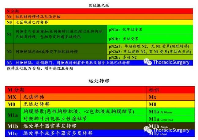 2017年第8版肺癌tnm分期标准 (转载)