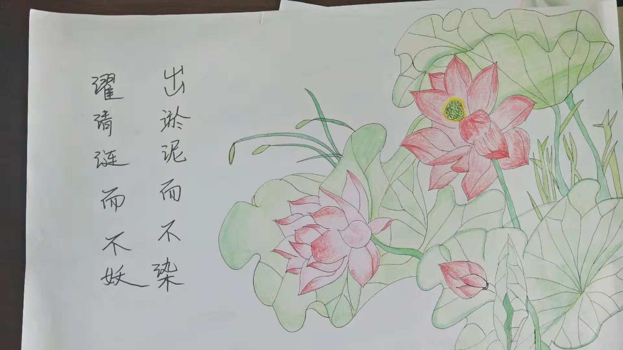 师生画笔展风采,廉洁意识注心中_绘画