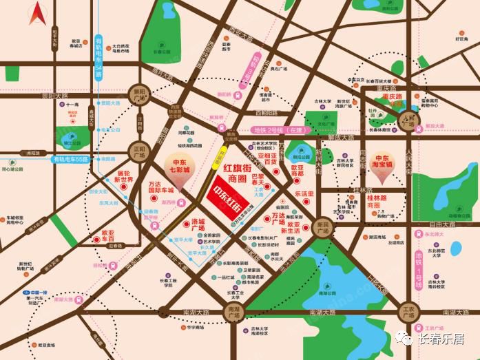 毛坯9500元/㎡ 面积区间:43-78㎡ 区位分析:中东红街临近长春三大商圈图片