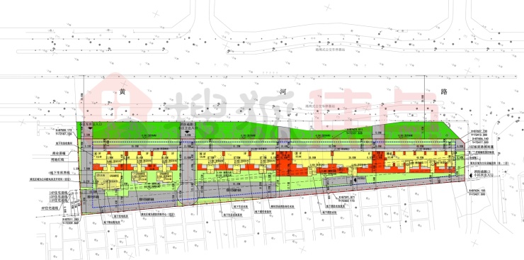 华福黄河路南侧悦华轩(暂定名)拟建4栋住宅楼 项目规划图邀赏
