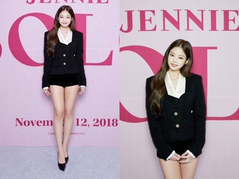 周子瑜劲敌现身jennie穿超迷你短裤秀九头身长腿辣翻