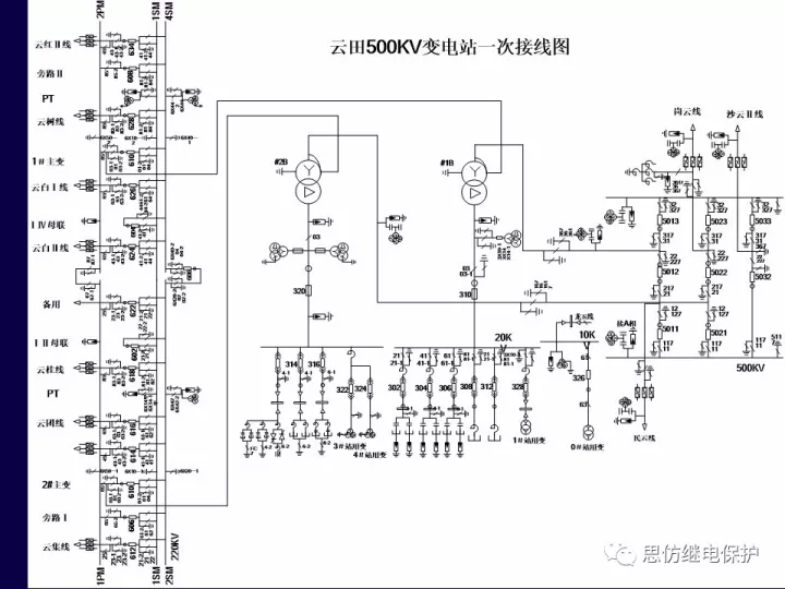 变电站一次接线图讲解_电气