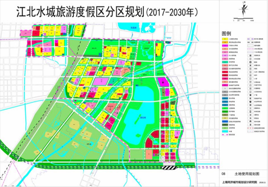 江北水城旅游度假区分区规划(2017-2030年)批前公告