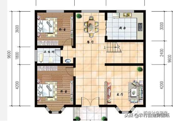 4款农村100平方自建房设计图是房子更是传家宝款款经典内含图纸