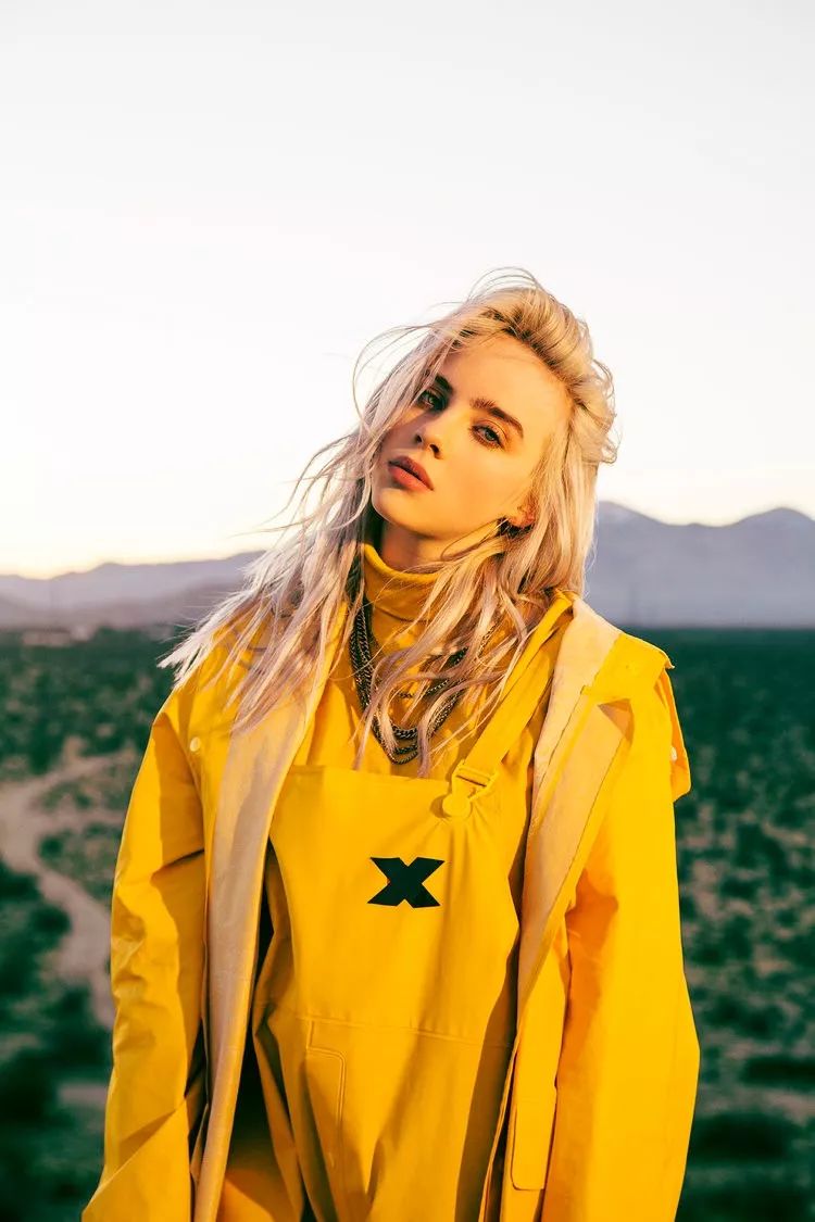 billie eilish 永远一副厌世脸,更是大胆敢玩.