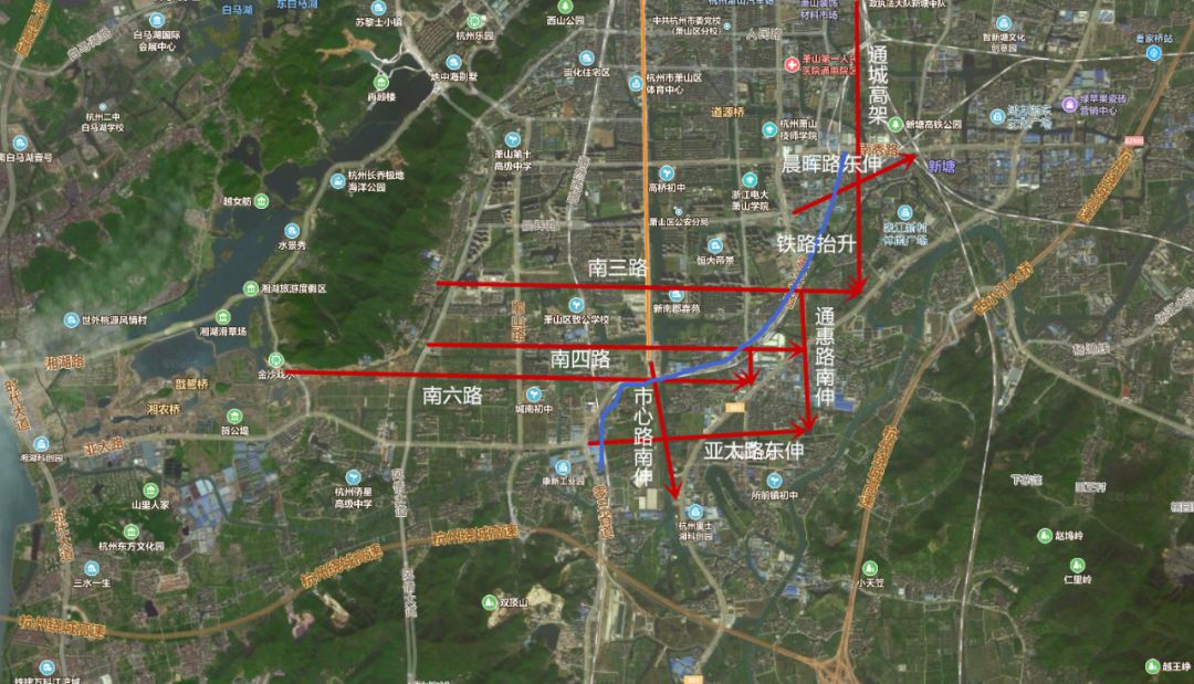 近日,萧山发改局公布了《 关于亚太路东伸(蜀山路-通城快速路互通段)