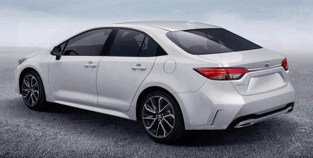 发表前夕外形曝光,2019 toyota corolla sedan 长这样