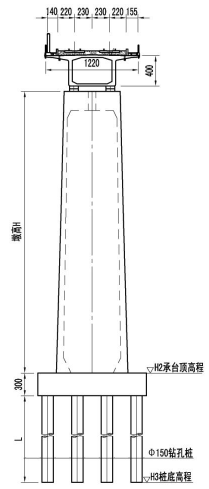 分建段引桥采用混凝土箱梁.