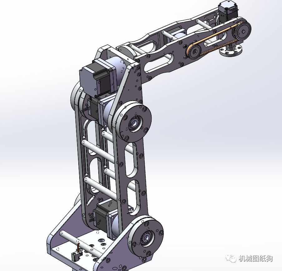 【机器人】6轴机器人 六轴机械手臂3d图纸 solidworks设计 含cad图