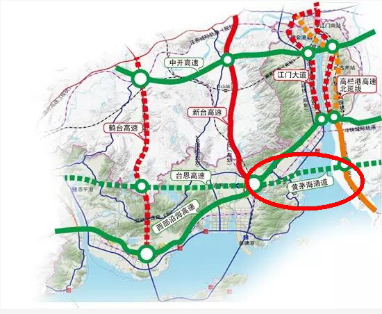 深珠通道 黄茅海通道已纳入省高速路网规划!连接深圳