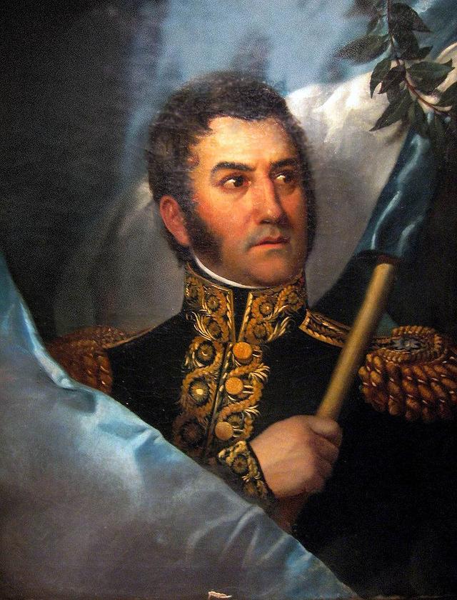 何塞·弗朗西斯科·德·圣马丁·马托拉斯将军他是南美洲的解放者之