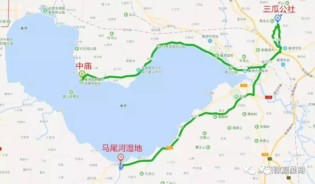 巢湖3大景区景点入选安徽十大自驾游线路,你都