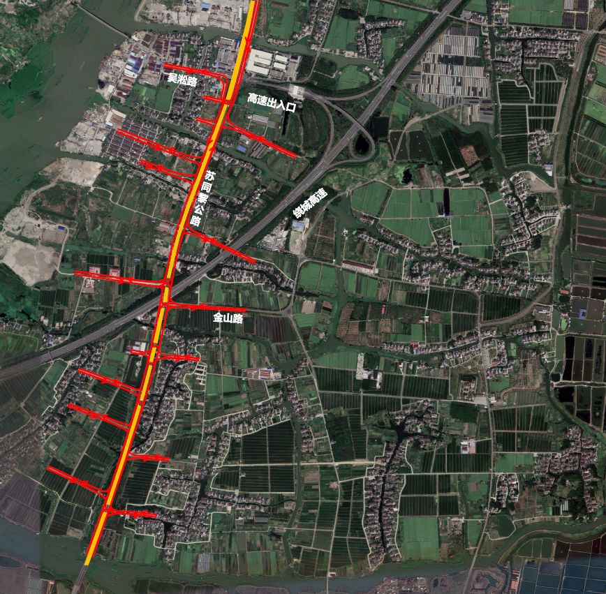 最新消息苏同黎公路快速化改造经过这些路段的车辆请绕行