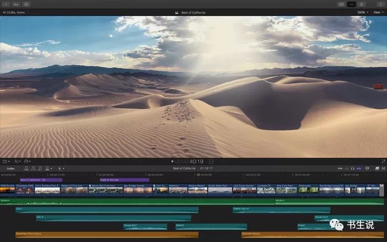 fcpx苹果视频剪辑软件applefinalcutprox1044mac中文英文多语言破解版