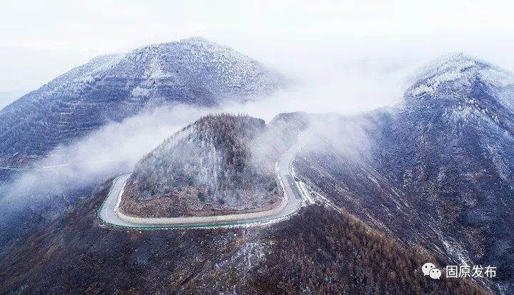 【漂亮】六盘山上冬景雪景同框,美成了天堂!